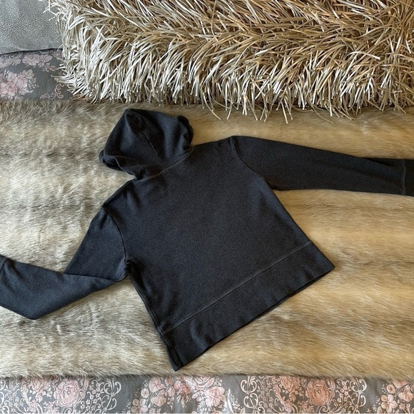 Vintage 2003 VICTORIA’S SECRET Gray Ling Sleeve Pullover Hoodie Logo Snowflake S - Picture 10 of 10